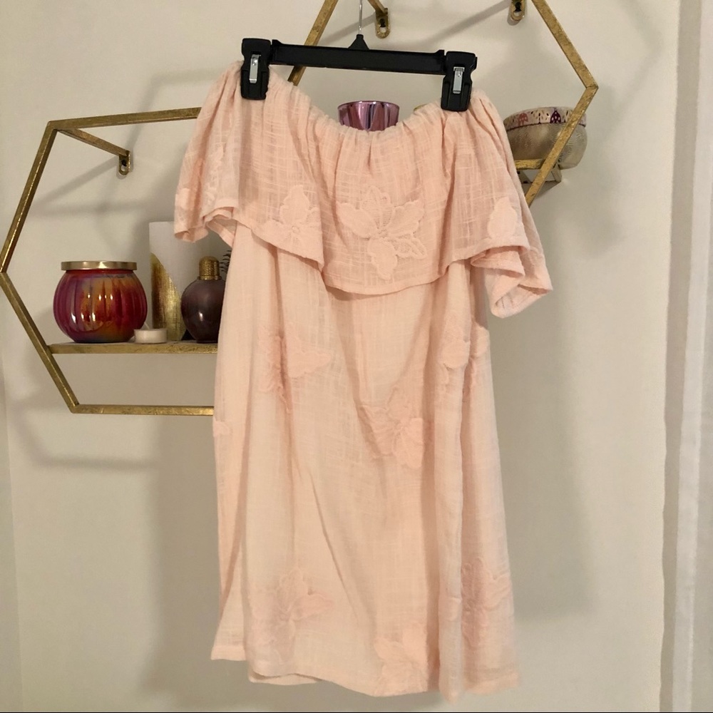 Off the Shoulder Strapless Dress